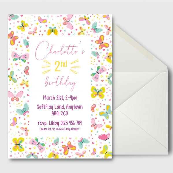 Butterfly Invitations