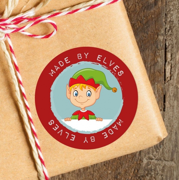 Mrs. Claus Catering Extra Large Stickers