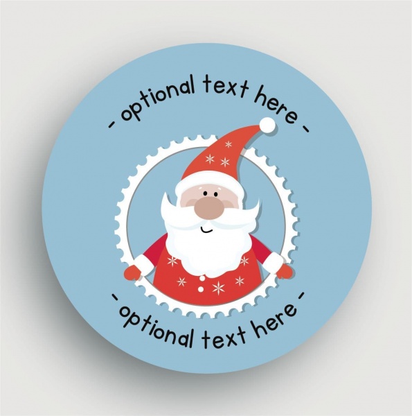 24 Personalised Christmas Stickers SS03