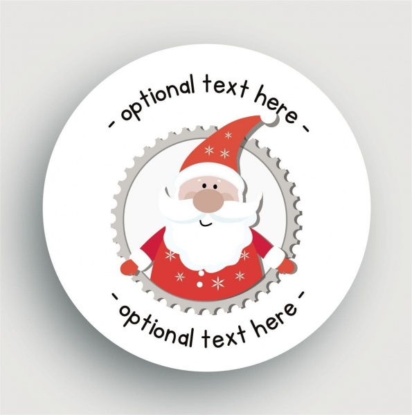 24 Personalised Christmas Stickers SS05