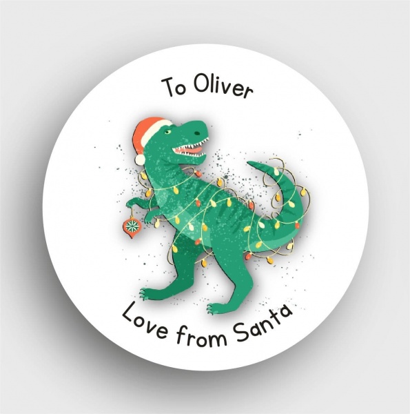 24 Personalised Christmas Stickers SS19