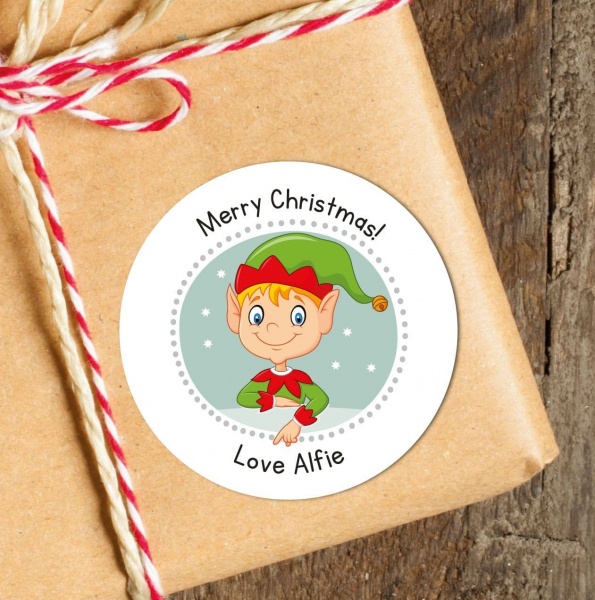 24 Personalised Christmas Stickers SS20