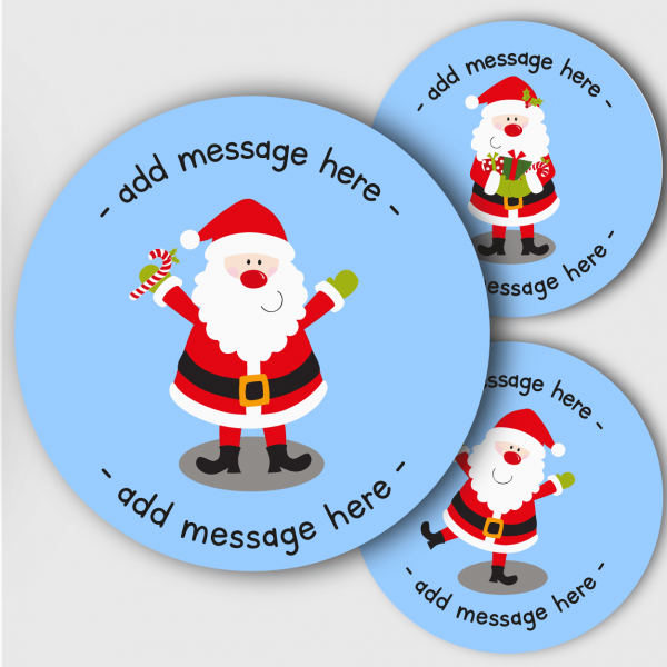 24 Personalised Christmas Stickers SS21