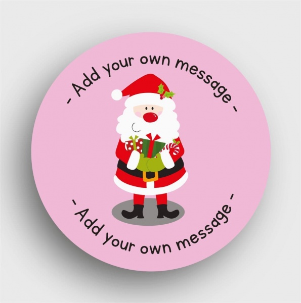 24 Personalised Christmas Stickers SS22