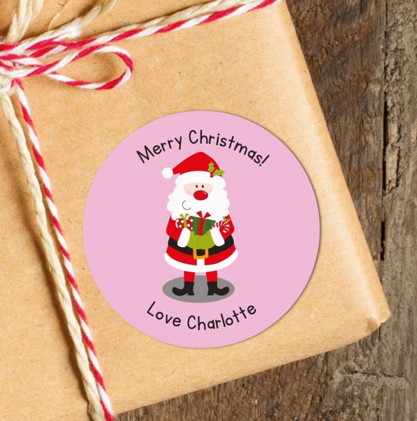 24 Personalised Christmas Stickers SS22