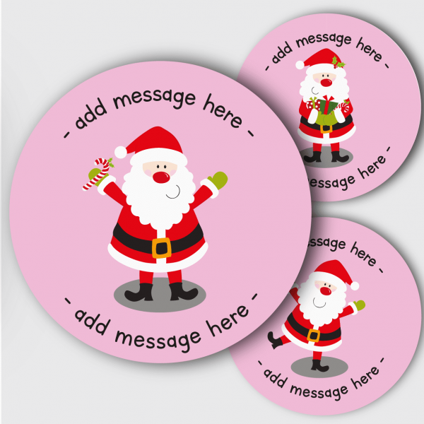 24 Personalised Christmas Stickers SS22