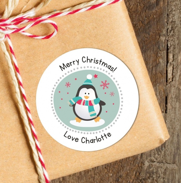 24 Personalised Christmas Stickers SS23