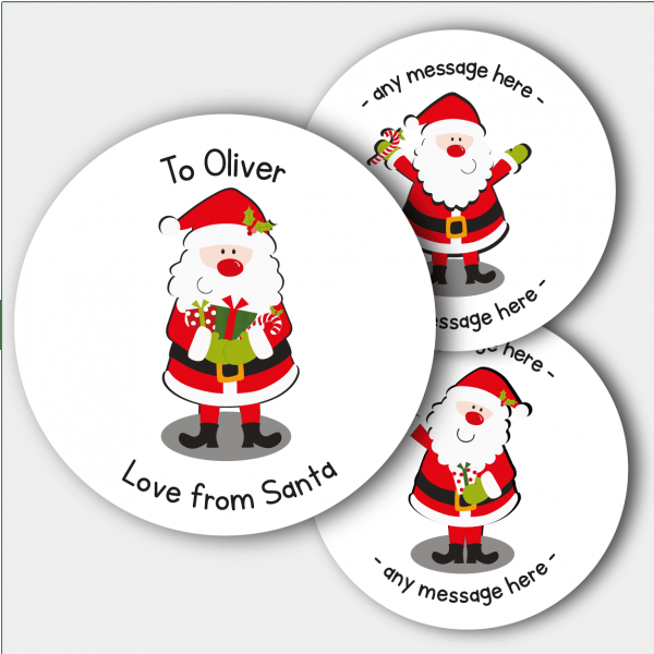 24 Personalised Christmas Stickers SS24