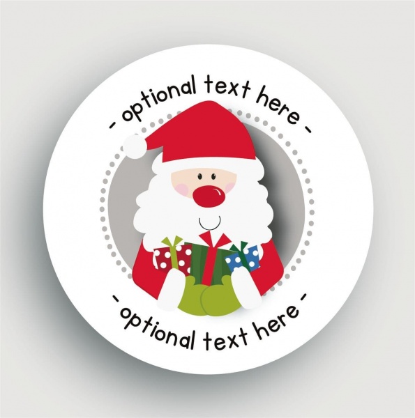 24 Personalised Christmas Stickers SSC10