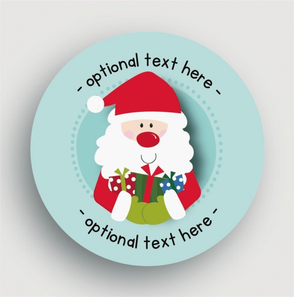 24 Personalised Christmas Stickers SSC11