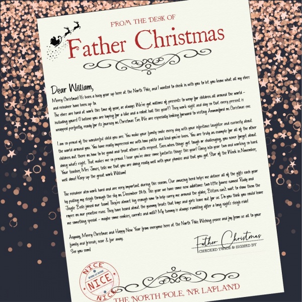 Personalised North Pole Letter & Certificate