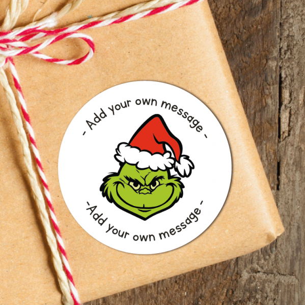 Christmas Stickers Labels Christmas Name Gift Labels Xmas - Temu