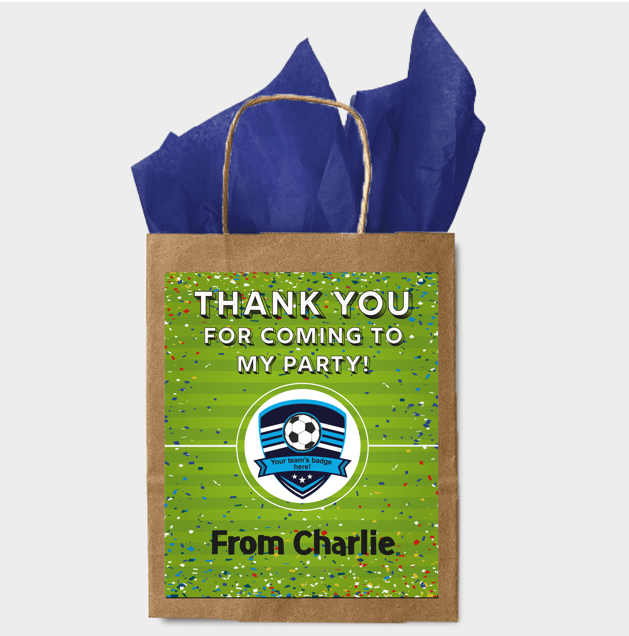 10 Stickers for Party Bags - Football (1)