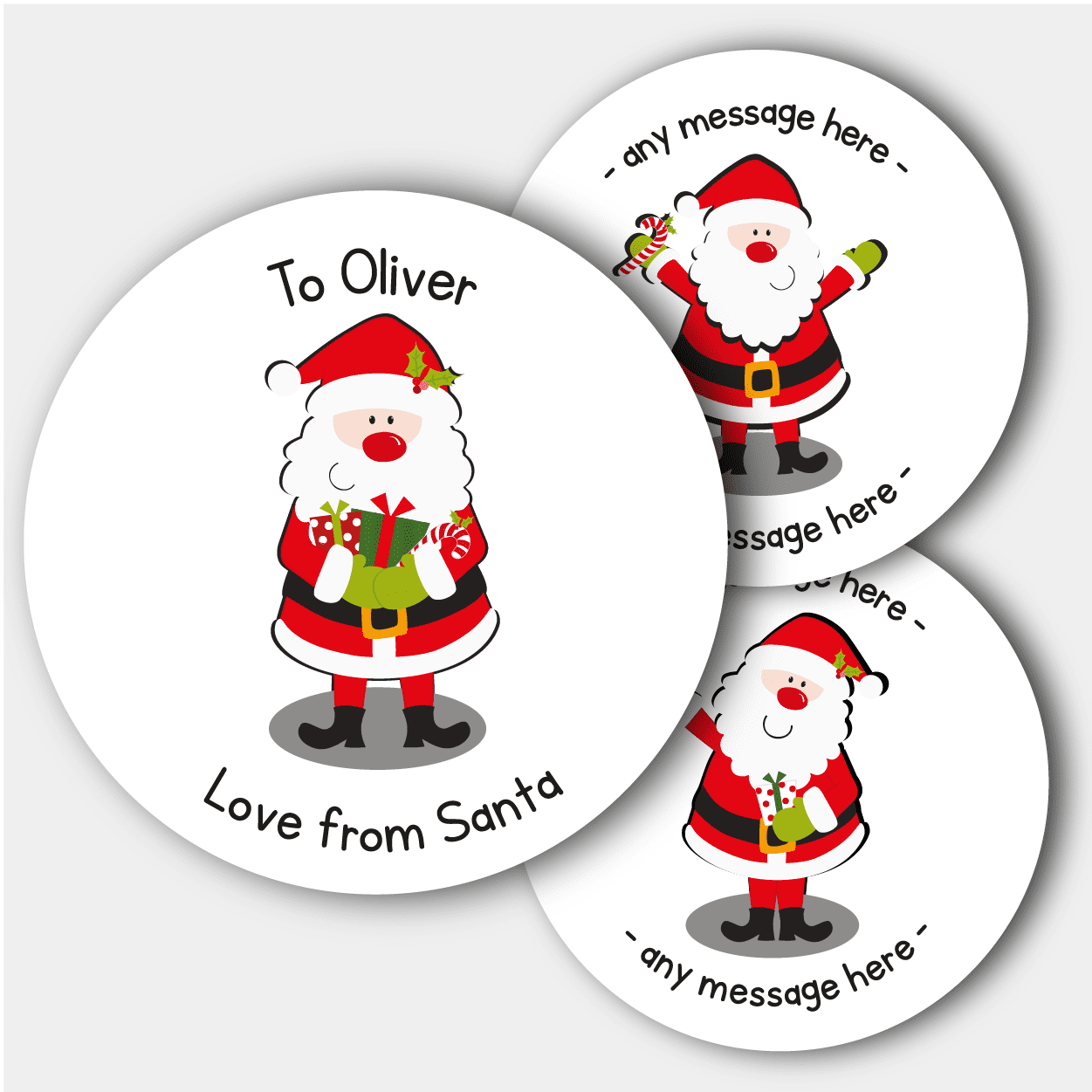 24 Personalised Christmas Stickers SS24