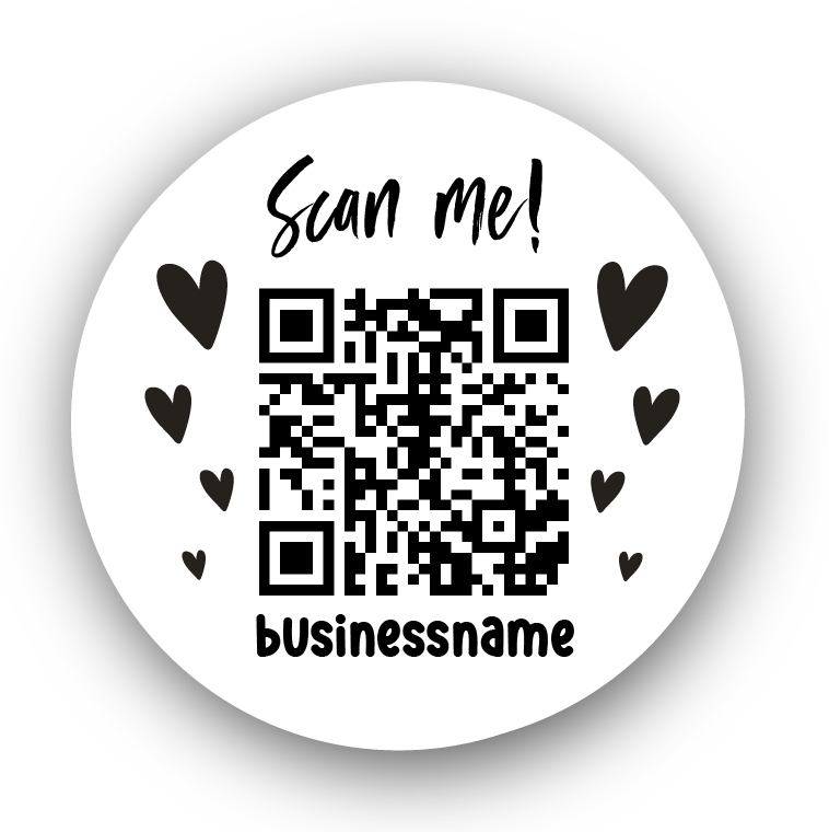 QR Code Sticker, 37mm