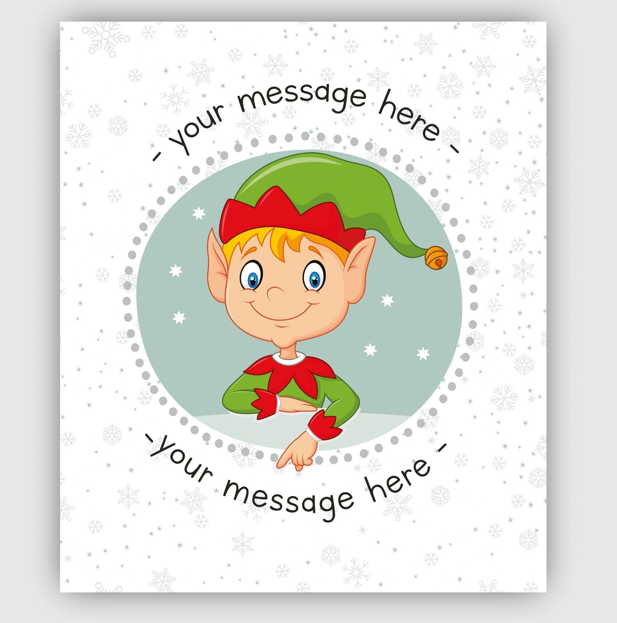 LARGE Sticker - Elf ss01 - thestickersite.com