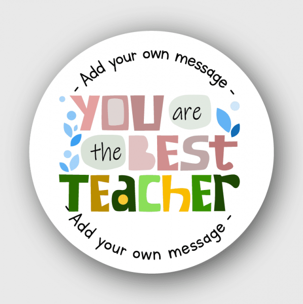 Personalised ''You are the best'' Stickers
